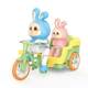 Children's Electric Toy Rabbit Tricycle for 0-1 to 3 Years Old, Music Bike That Can Spin, for Baby Boys and Girls