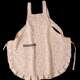 Floral Fabric Apron with Straps, Princess Style, Vintage Country Style, Kitchen Floral Home Wear, Cleaning, Stain-Resistant, Baking