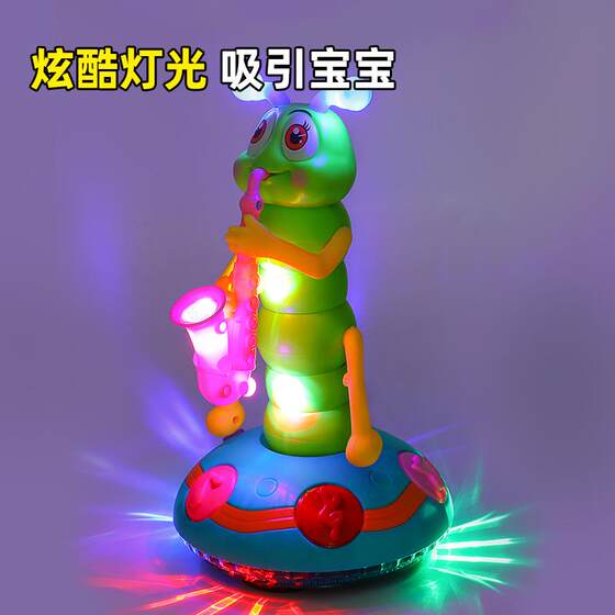 Children's Electric Saxophone Toy That Sings and Dances, Musical Plush Toy for Babies Aged 1-3, Boys and Girls