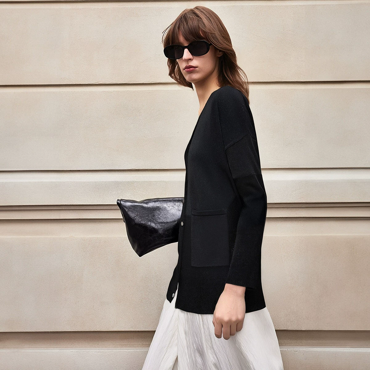 BCBG Весна-лето модный темперамент весна медленный стиль воротник контраст цвет женский маленький аромат стиль вязаный женский жакет