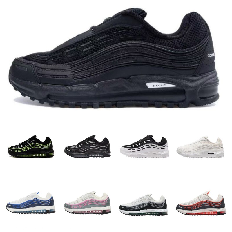 【TP】Black Air Cushion Sneakers with Breathable Upper