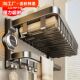 Suction cup towel rack without punching bathroom storage rack bathroom space aluminum N pendant set bath towel rack storage rack