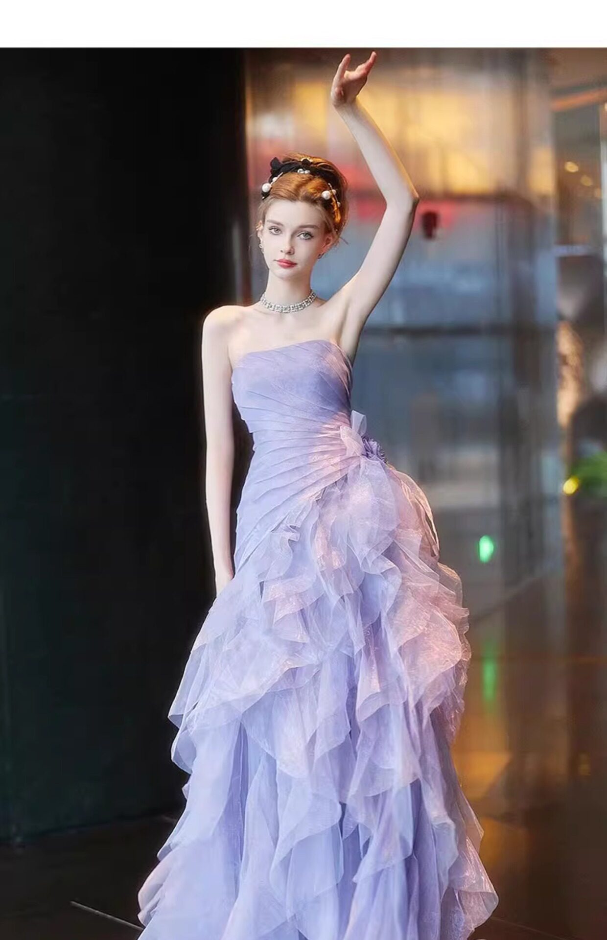 Детская куртка Жан purple strapless evening dress fairy light luxury engagement