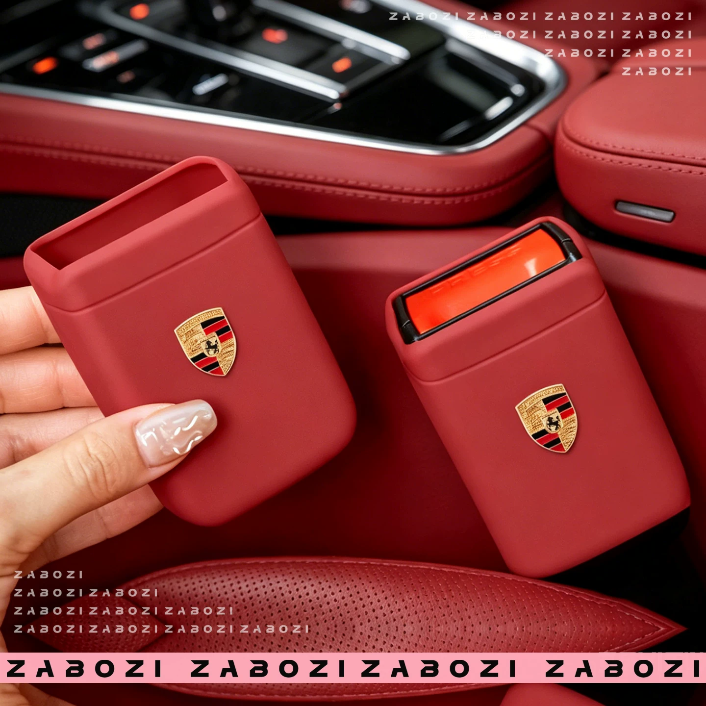 Подходит для Porsche Cayenne MACAN Panamera 718 911 чехол защитный на ремень безопасности силикон против столкновений