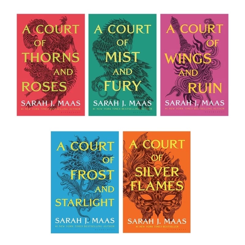 【5 Volumes】Court of Thorns and Roses Series 5 Volumes English Edition by Sarah J. Maas