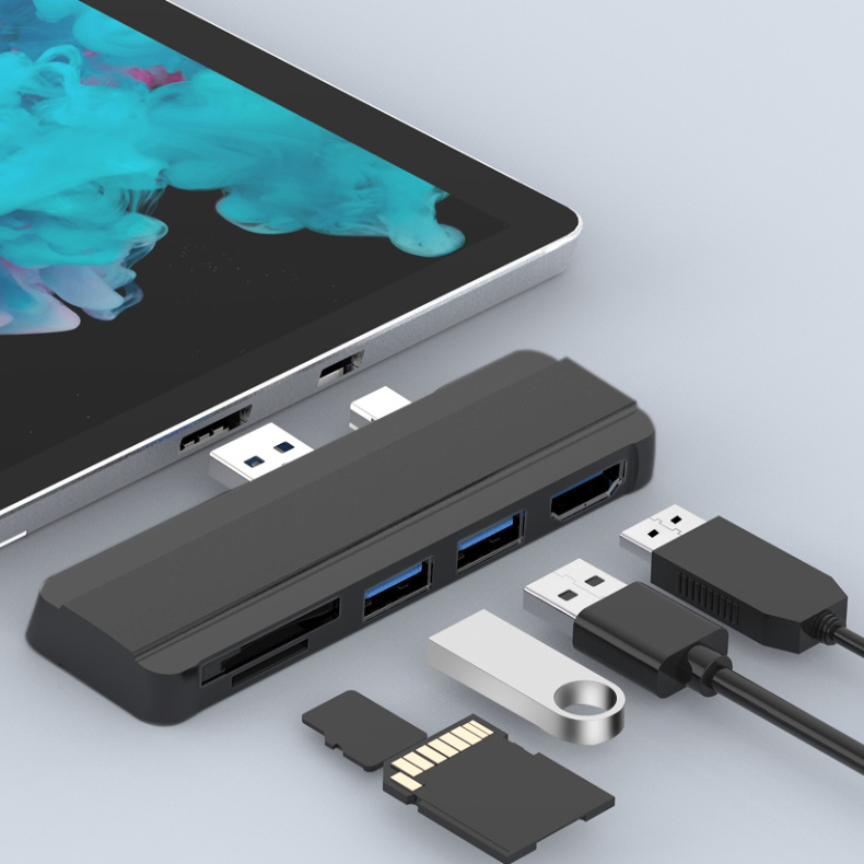 Microsoft Surface Pro 4/5/6 Dedicated Docking Station Expander HDMI 4K High-Definition Screen Projection Network Port Tablet Microsoft Surface Pro 4/5/6 Dedicated Docking Station Expander HDMI 4K High-Definition Screen Projection Network Port Tablet