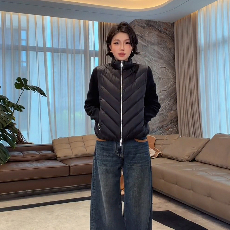 Me Lao Yang's Clothing [Screaming Goose] 95% White Goose down 20D Ultra-Fine Fiber Versatile Warm down Jacket Winter