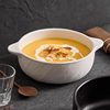 2025 New Double-Handle Soup Bowl, Household Ceramic Instant Noodle Bowl, Large Capacity, Anti-Scalding, Large Bowl with a High-End Feel, Fruit Salad Bowl