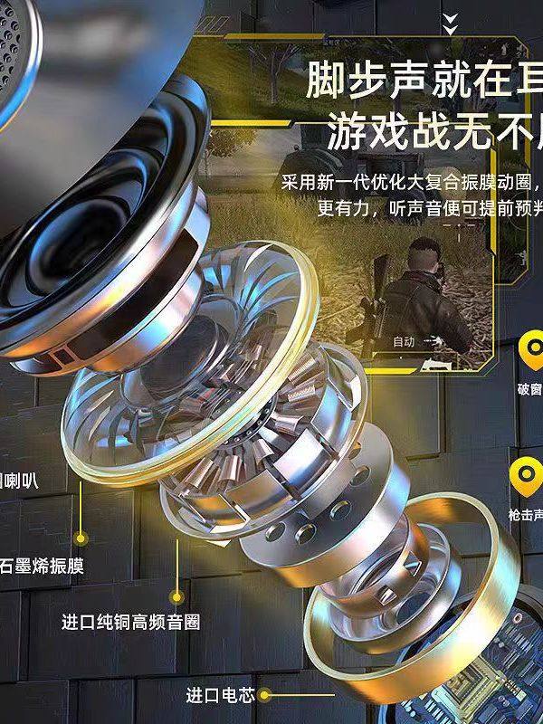 E-Sports Bluetooth Headset Type-C Charging Wireless Noise Reduction Sports Gaming Headset for Boys and Girls with Long Battery Life