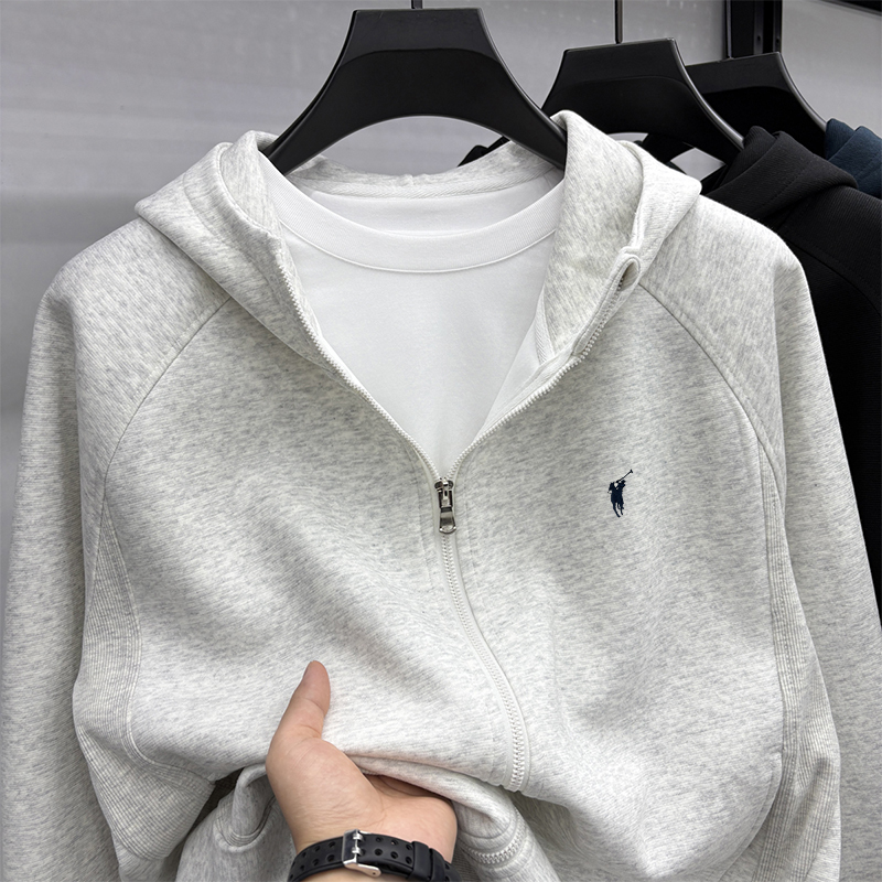 [Outlet Brand Discount] Paul Sweatshirt Jacket Men's 2025 Autumn/Winter New Zipper Hooded Casual Top