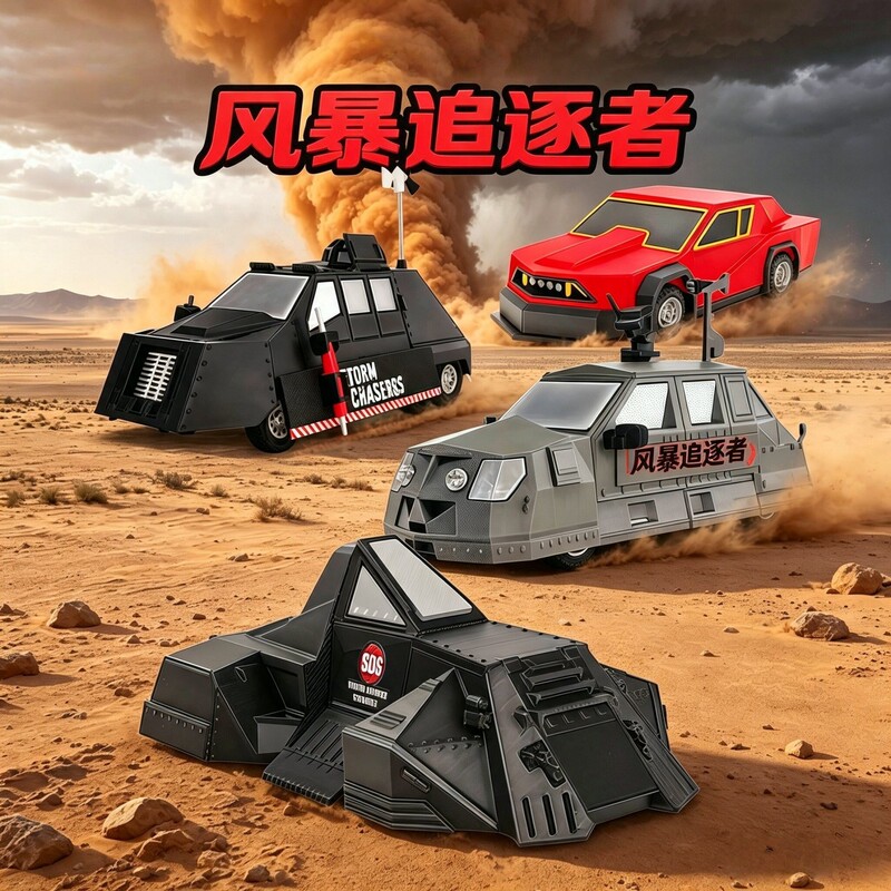 Storm Chaser Tornado Boxer Tiv2 Tornado Interceptor Dominator Model Figure with Movable Parts Storm Chaser Tornado Boxer Tiv2 Tornado Interceptor Dominator Model Figure with Movable Parts