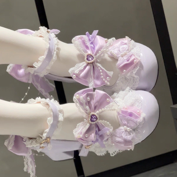 In-Stock Candy Planet Original Fluttering Butterfly Lolita Shoes, Genuine Lolita Shoes, Original Genuine Shoes