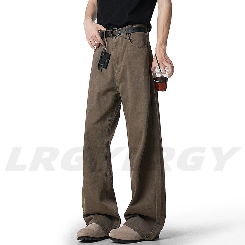 Lrgy Sunset Return to Nature Barn Style Melard Jeans Men's Trendy Brand American High Street Spring and Autumn American Retro