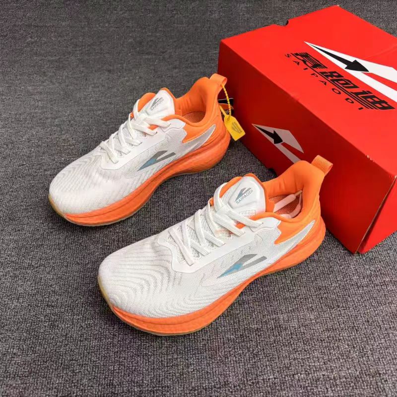 Breathable Thin Sports Shoes with Wide Fit 4E for Export, Shock-Absorbing, Non-Slip, Suitable for Wide Feet, High Elasticity, Sports and Leisure Running Shoes