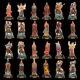 Popular 24 Heavenly Gods 24 Heavenly Gods Buddha Statues 24 Heavenly Guardian Statues Resin Fiberglass Pure Copper Sculptures Wood Carvings