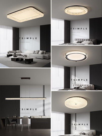 Lámpara de araña de restaurante minimalista italiana totalmente de cobre, moderna, sencilla, ligera, lujosa y de alta gama, mesa de comedor, isla, protección para los ojos, tira de luz larga