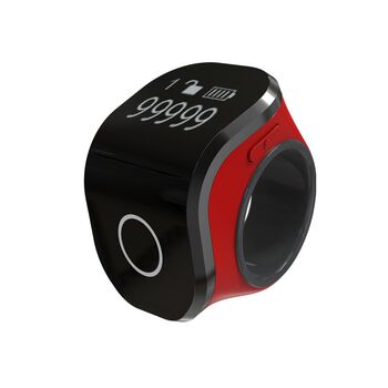 New second-generation portable electronic smart bracelet ring-type charging counter mechanical touch luminous point recorder