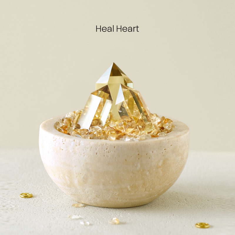 Endless Island Natural Citrine Treasure Bowl Ornament Home Energy Entrance Office Decoration Opening Housewarming Gift Endless Island Natural Citrine Treasure Bowl Ornament Home Energy Entrance Office Decoration Opening Housewarming Gift