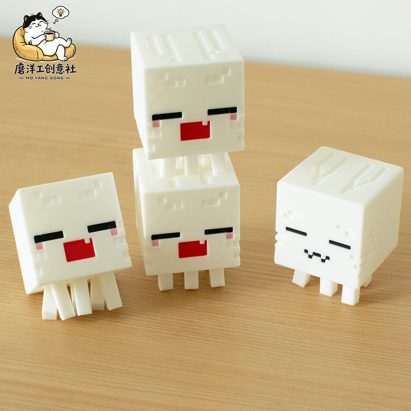Minecraft Figurines: Good Spirits, Happy Spirits, Evil Spirits, Cute Evil Spirit Desktop Toys, Game Peripherals