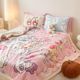 Toyama Store x Oli Frog Cream Angel Series Fleece Blanket Imitation Lamb Fleece Warm Blanket Sofa Casual Blanket