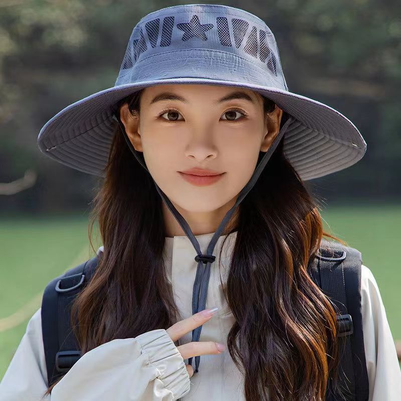 Sun Hat, Sun Protection, Western Hat, Summer Cowboy Fisherman Hat, Outdoor Hiking and Fishing Sun Hat, Uv Breathable and Trendy