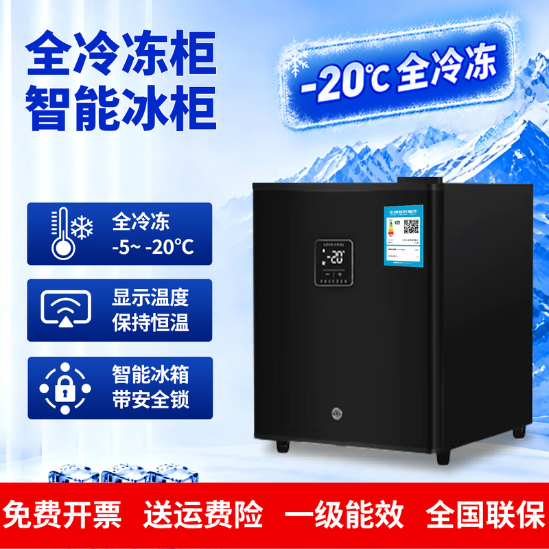 Cardier Laboratory Medical Grade Freezer Small Refrigerator Medicine Refrigerator Full Freezer Household Lockable Small Refrigerator