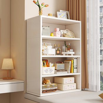 Balancing window bookshelf simple floor-standing simple modern storage rack storage student bedroom small storage rack living room bookcase