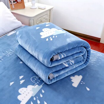 Milk Velvet Blanket, Thickened for Winter, Fleece-Lined Bed Sheet, Single Piece for Student Dormitory, Single-Person Coral Fleece Blanket, 2025 New Model