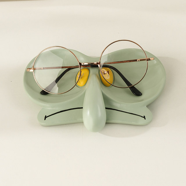 Octopus Glasses Frame Jewelry Box Storage Plate Storage Ornament Creative Cute Office Desktop Ornament Cartoon