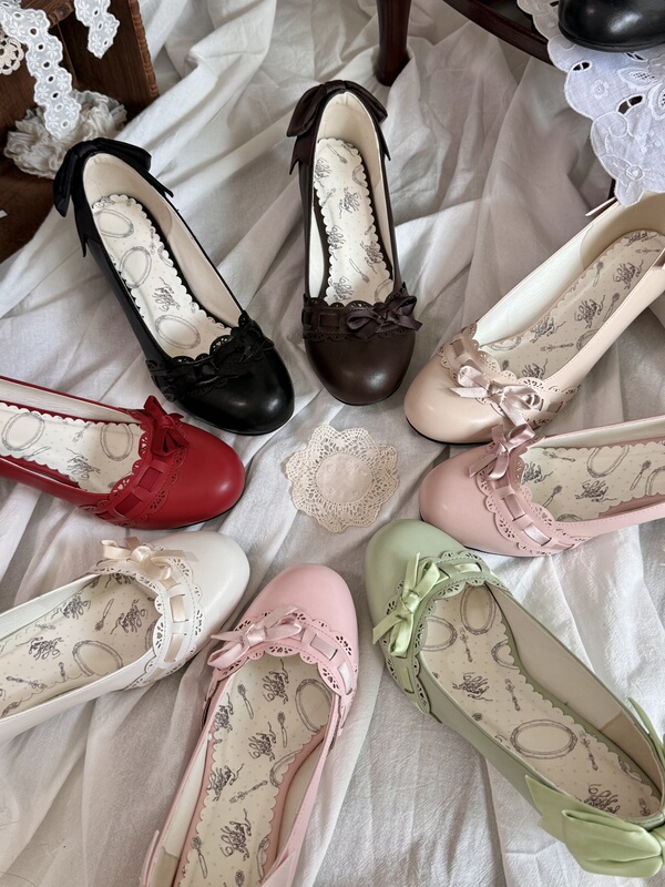 In Stock, Orders Are Being Processed, Flashing Poems, Lolita Original Elegant Commuting Retro High Heels Vintage In Stock, Orders Are Being Processed, Flashing Poems, Lolita Original Elegant Commuting Retro High Heels Vintage