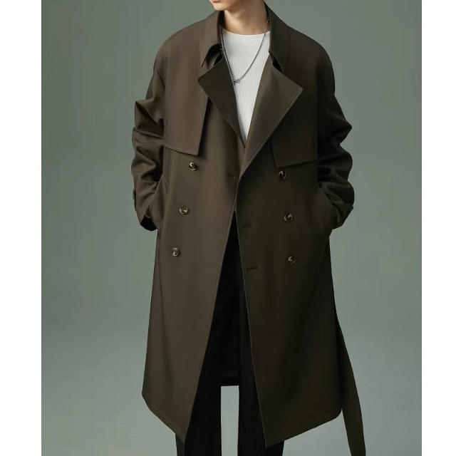 Модная новая ветровка средней длины, популярная куртка в стиле Харадзюку, дикий темперамент, простые ленивые литературные японские мальчики