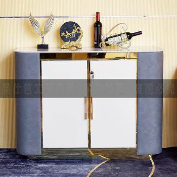 New ktv light luxury solid wood karaoke cabinet home party cabinet audio and video karaoke cabinet equipment power amplifier equipment cabinet