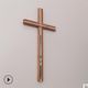 Mingxin oak wood inlaid lens cross 33X16.5cm wall decoration pendant crafts