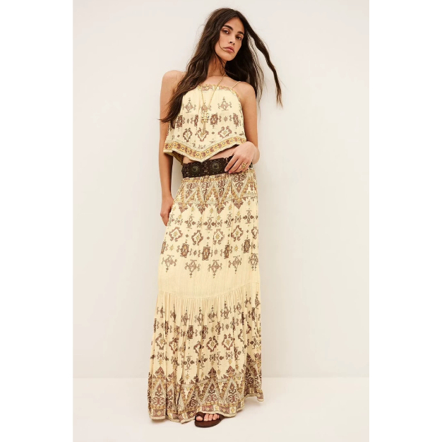 【2 Pieces 10% off 】Ba@Sh26 New Summer Terracotta Coastal Retro Vacation Print Skirt 1E26Zaya 【2 Pieces 10% off 】Ba@Sh26 New Summer Terracotta Coastal Retro Vacation Print Skirt 1E26Zaya