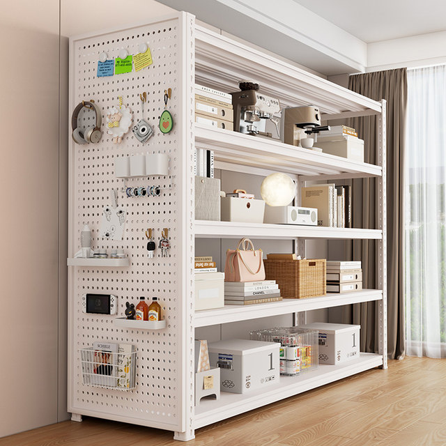 Shelf multi-layer storage rack household balcony storage x rack storage cargo rack floor storage rack supermarket iron rack