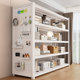 Shelf multi-layer storage rack household balcony storage x rack storage cargo rack floor storage rack supermarket iron rack
