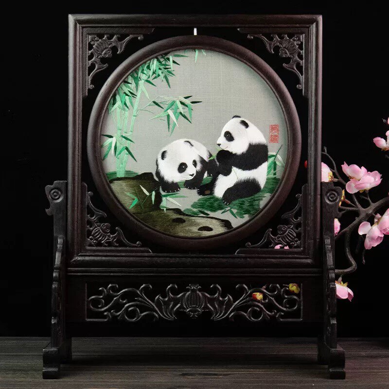 浣花溪蜀绣的LOGO