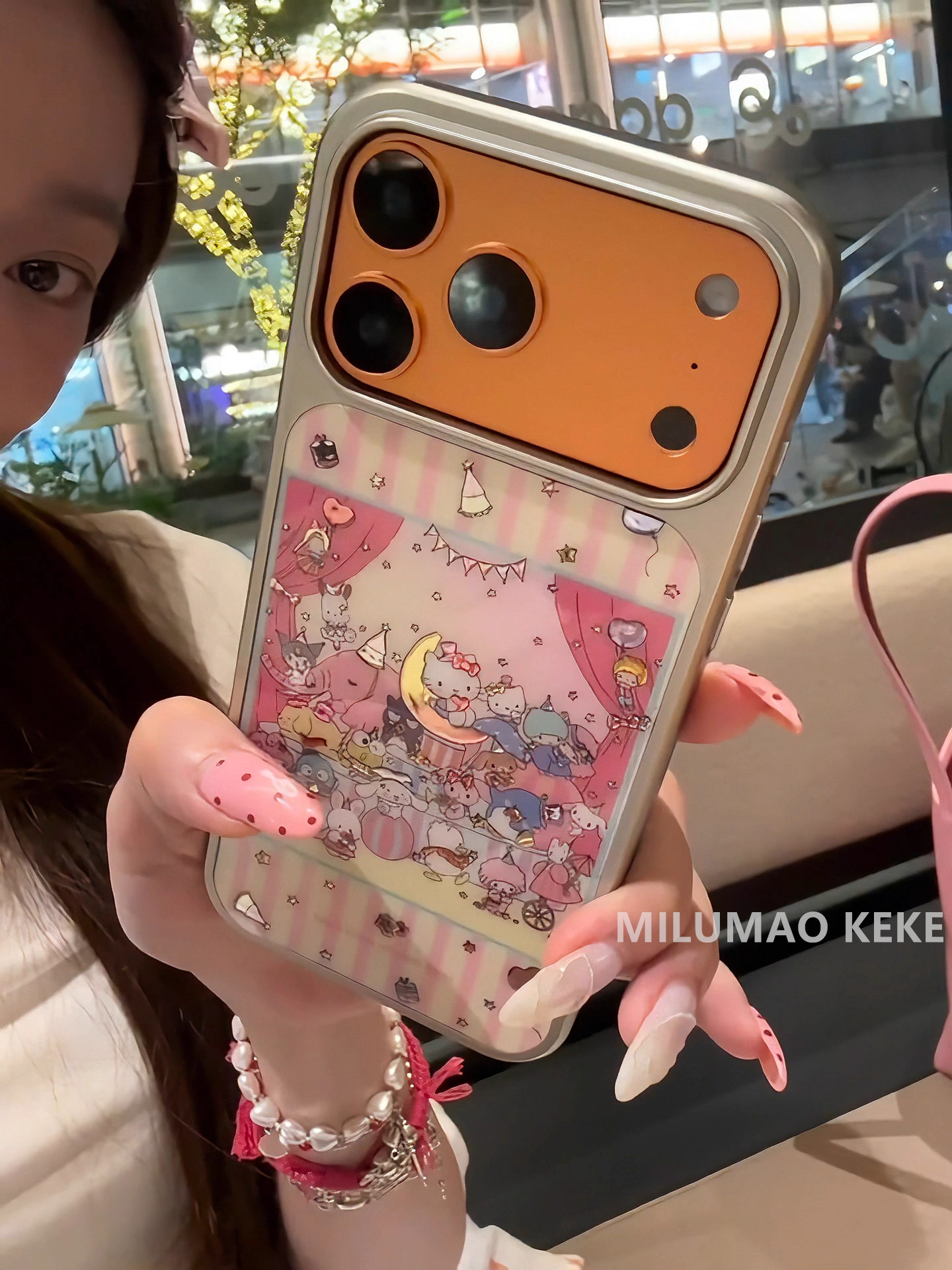 Unique and Super Cute Kitty Cat Birthday Party Phone Case Suitable for Apple 17 Pro Max, iPhone 16 Pro New Model, 15 Cute, 14 Popular, 13 Internet Celebrity Female Model Pro Max Anti-Drop Case