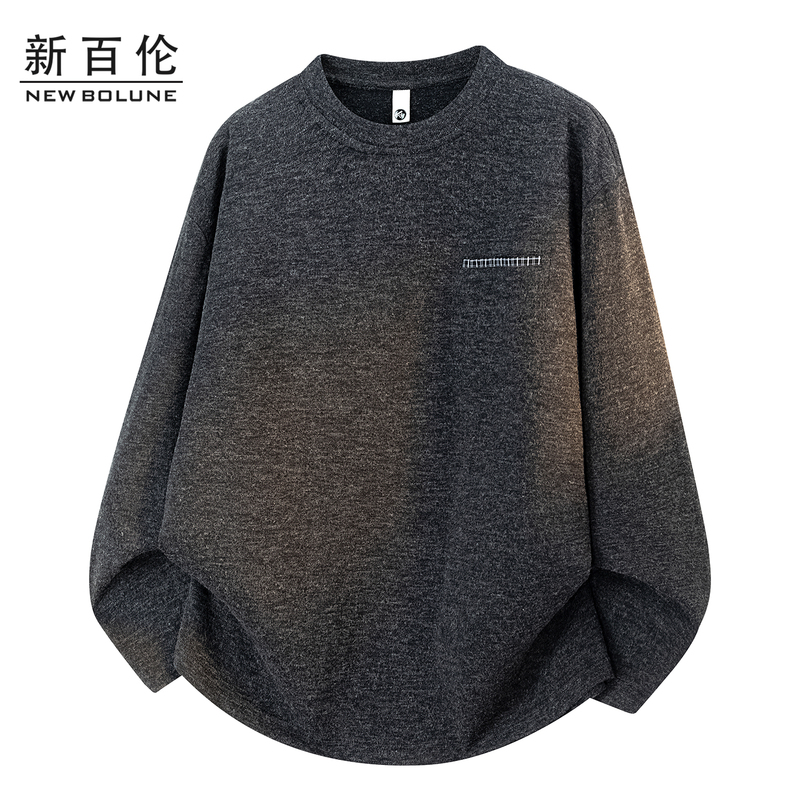 New Balance American-Style Heavyweight Brushed Long-Sleeve T-Shirt for Men, Autumn New Trendy Brand Loose Round-Neck Casual Base Shirt New Balance American-Style Heavyweight Brushed Long-Sleeve T-Shirt for Men, Autumn New Trendy Brand Loose Round-Neck Casual Base Shirt