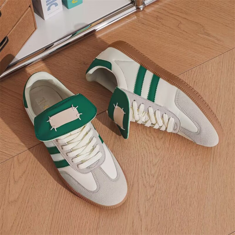 Spring and Autumn New Style Retro Casual Shoes for Male and Female Students, German Training Samba Sneakers, Versatile Trendy Breathable Summer Shoes Spring and Autumn New Style Retro Casual Shoes for Male and Female Students, German Training Samba Sneakers, Versatile Trendy Breathable Summer Shoes
