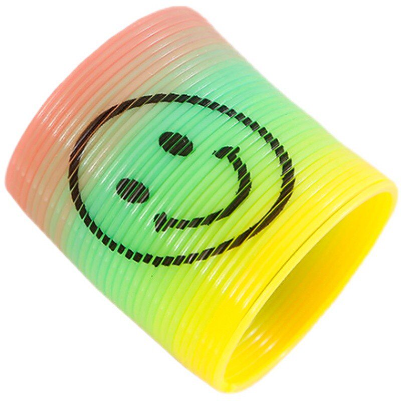 Rainbow Circle Children's Stacking Rings Smiley Face Rainbow-Colored Spring Toys Educational Stacking Toys Parent-Child Interactive Rainbow Stacker Rainbow Circle Children's Stacking Rings Smiley Face Rainbow-Colored Spring Toys Educational Stacking Toys Parent-Child Interactive Rainbow Stacker