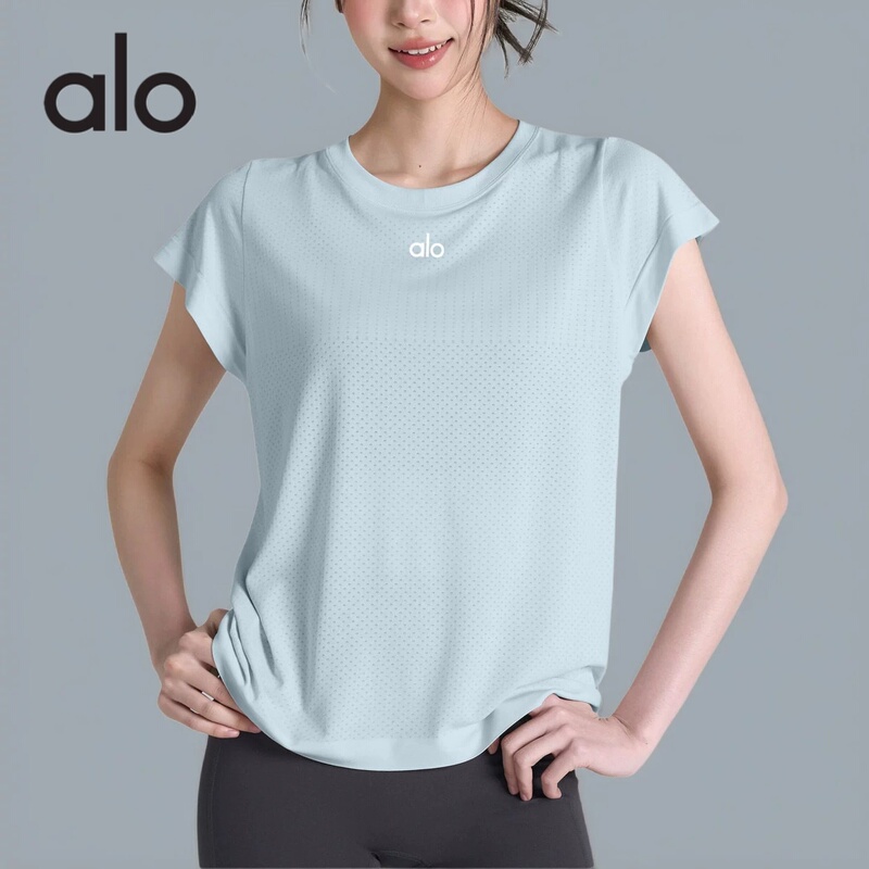 Aio2026 Cool Quick-Drying Sports Short-Sleeved Women's T-Shirt, Wide-Fitting Running Sweat-Wicking Fitness Top, Yoga Wear Cover-Up Summer Aio2026 Cool Quick-Drying Sports Short-Sleeved Women's T-Shirt, Wide-Fitting Running Sweat-Wicking Fitness Top, Yoga Wear Cover-Up Summer
