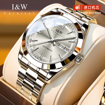 Swiss Iw Aiwochi Men's Watch Mechanical Watch Fully Automatic Genuine Waterproof Luminous Watch Imported Movement Luxury Watch