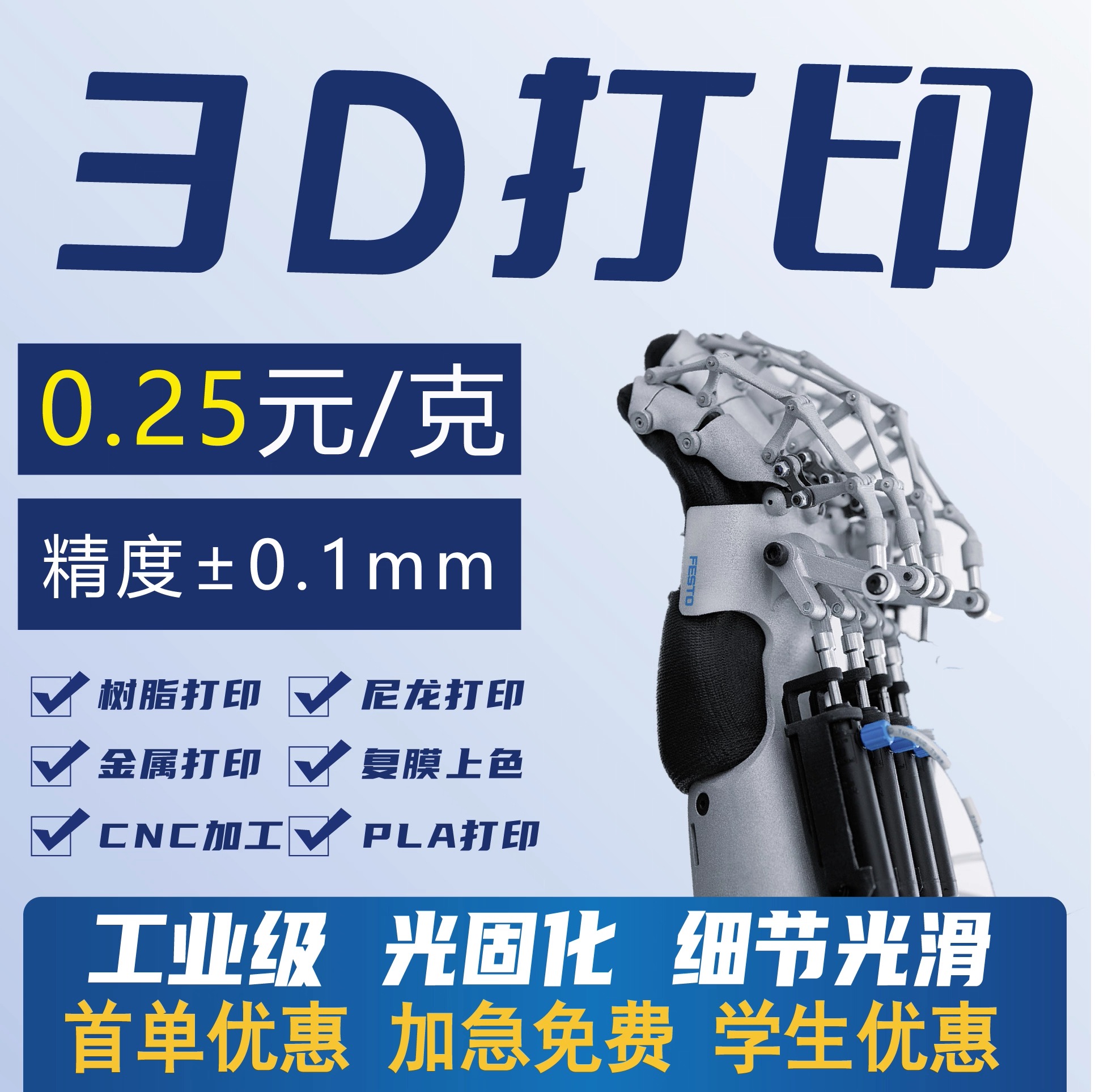 揭开工业级3D打印的秘密：模型定制与手板制作