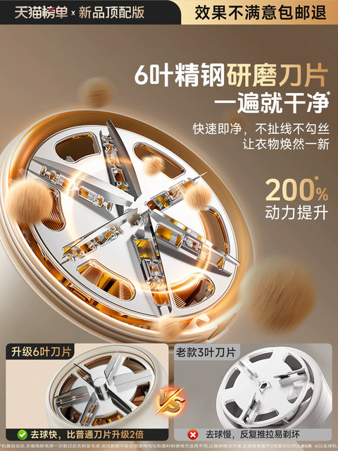 Lint Remover, Fabric Shaver, Household Rechargeable Depiller That Won'T Damage Sweaters, Cleaning Tool, Suction and Scraping Machine