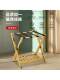Five-star stainless steel storage rack guest room luggage rack hotel luggage table portable luggage rack foldable clothes