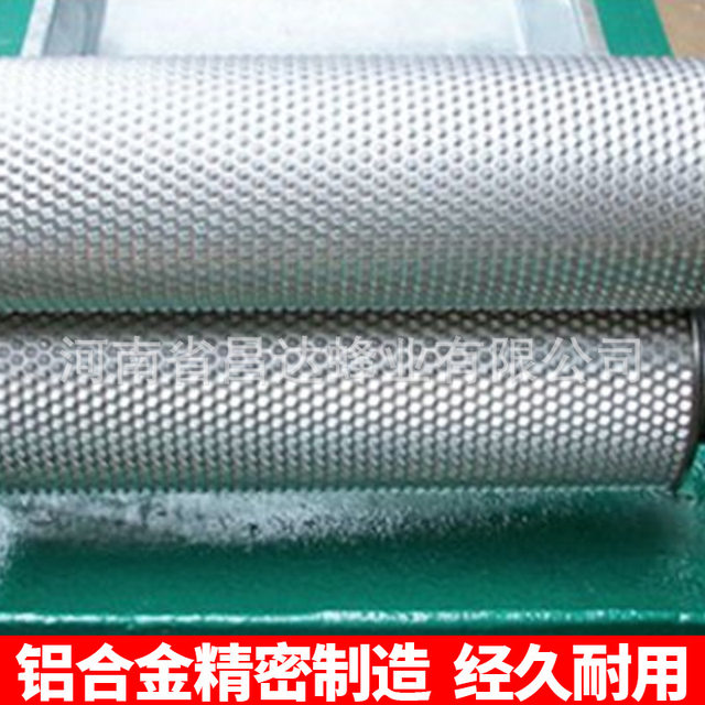 Manual roller aluminum alloy Zhongyi honeycomb basic machine Honeycomb honeycomb beewax embossing machine Beekeeping tool