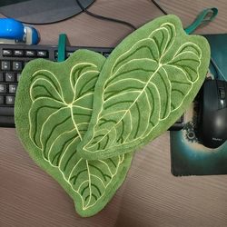 Hand towel hanging kitchen bathroom leaf towel bathroom portable towel cloth absorbent cleaning handkerchief u
