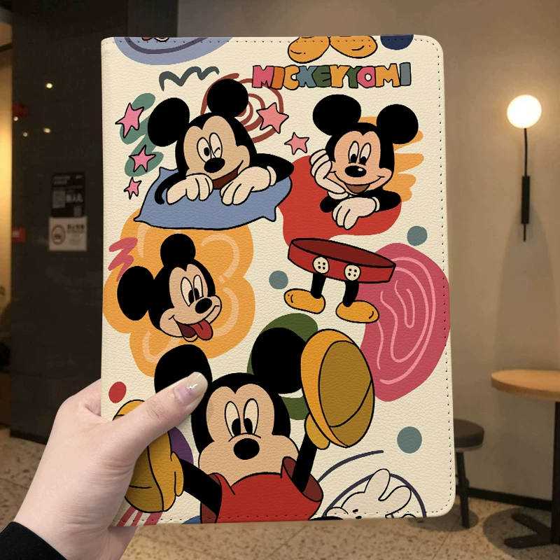 360 ° Rotating Leather Case Suitable for iPad Air 8 Protective Case, iPad 12Th Generation Cartoon Mickey Mini 7 Mini iPad Pro High-End Genuine Leather Air 7 Horizontal and Vertical Support iPad 11Th Generation Leather 360 ° Rotating Leather Case Suitable for iPad Air 8 Protective Case, iPad 12Th Generation Cartoon Mickey Mini 7 Mini iPad Pro High-End Genuine Leather Air 7 Horizontal and Vertical Support iPad 11Th Generation Leather