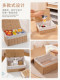 Desktop Storage Box with Lid, Coffee Table Snack Storage Basket, Rattan Storage Basket, Wardrobe Under-Bed Clothes Organizing Storage Box